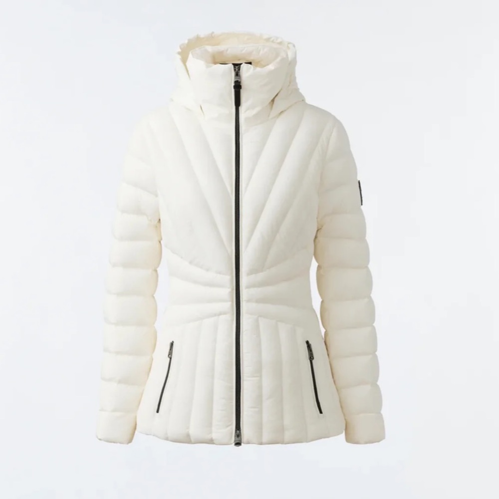 Mackage Women's White Quilted Down Puffer Jacket